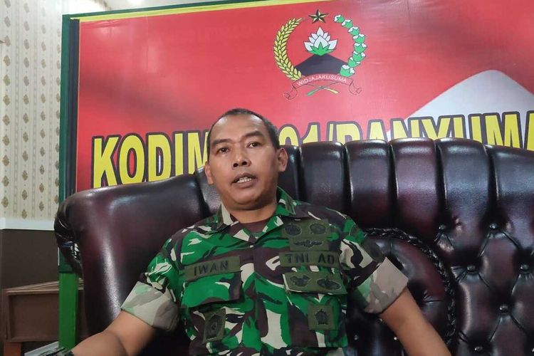 Komandan Kodim 0701/Banyumas Letkol Iwan Dwi Prihartono.