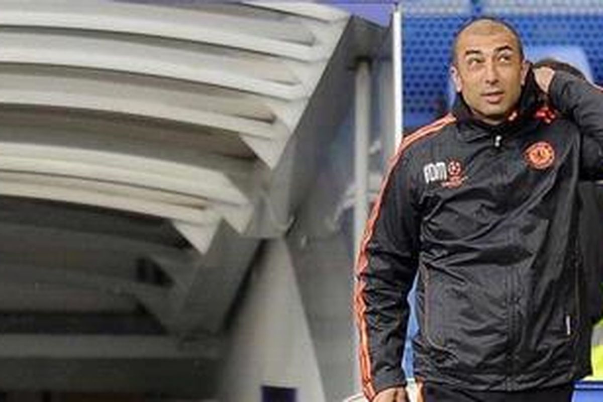 Pelatih Chelsea, Roberto Di Matteo.