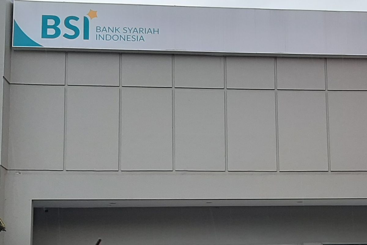 Kantor cabang Bank Syariah Indonesia atau BSI.