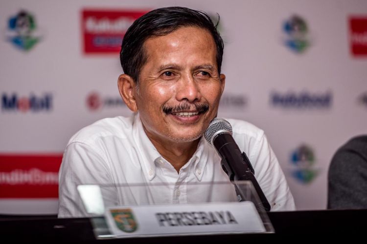 Pelatih Persebaya Surabaya, Djajang Nurdjaman.