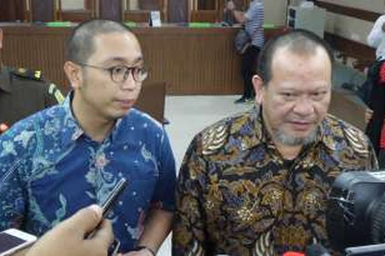 Mantan Ketua Umum Kamar Dagang dan Industri Jawa Timur, La Nyalla Mattalitti menjadi terdakwa di Pengadilan Tipikor Jakarta, Rabu (30/11/2016).