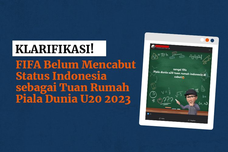 Klarifikasi! FIFA Belum Mencabut Status Indonesia sebagai Tuan Rumah Piala Dunia U20 2023