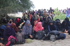 Satu Kapal Rohingya Kembali Terdampar di Kuala Gigieng Aceh Besar