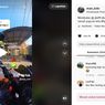 Momen Langka, Pria Ini Tuntun Moge Saat Lewat di Depan Emak-emak