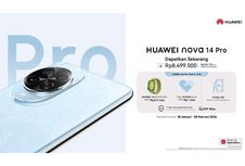 HUAWEI nova 14 Pro Resmi Dijual Hari Ini, Usung Kamera Flagship Level True To Life Ultra Chroma Camera dan Dual Front Portrait Camera