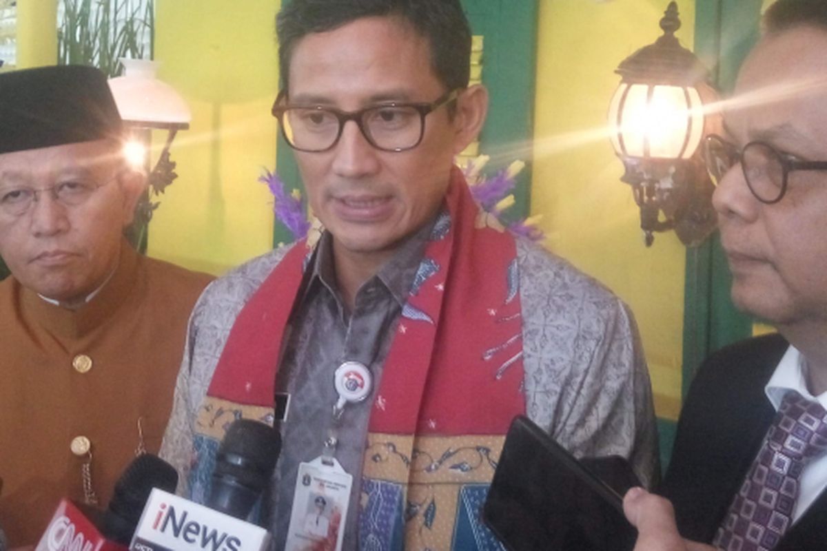 Wakil Gubernur DKI Jakarta Sandiaga Uno