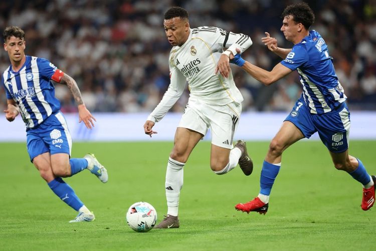Hasil Real Madrid Vs Alaves 2-1: Mbappe bak 