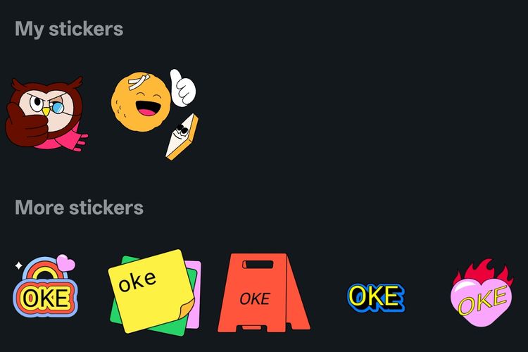 Cara tambah stiker berdasarkan kata spesifik di group chat Whatsapp.