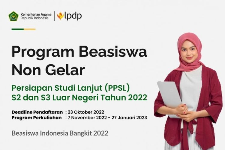 Beasiswa non-gelar training bahasa oleh Kementerian Agama 