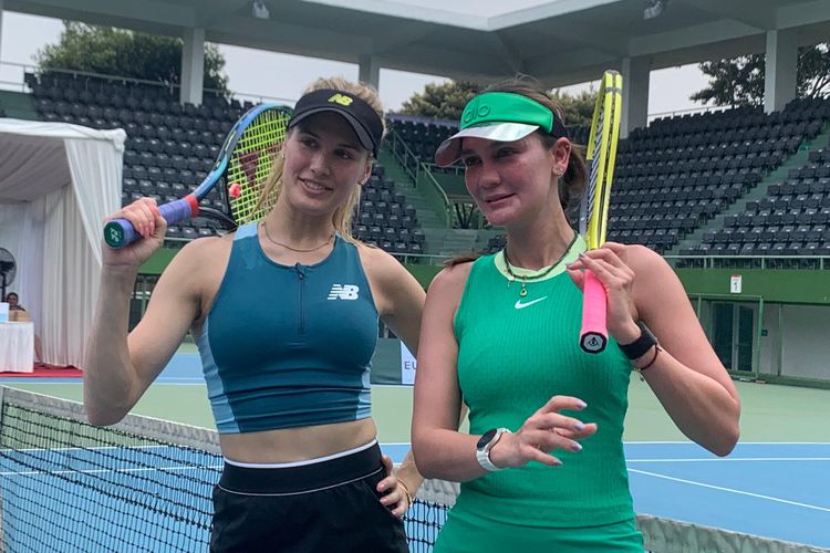 Tanding Tenis Lawan Eugenie Bouchard, Luna Maya Ungkap Cuaca Panas Jadi Tantangan