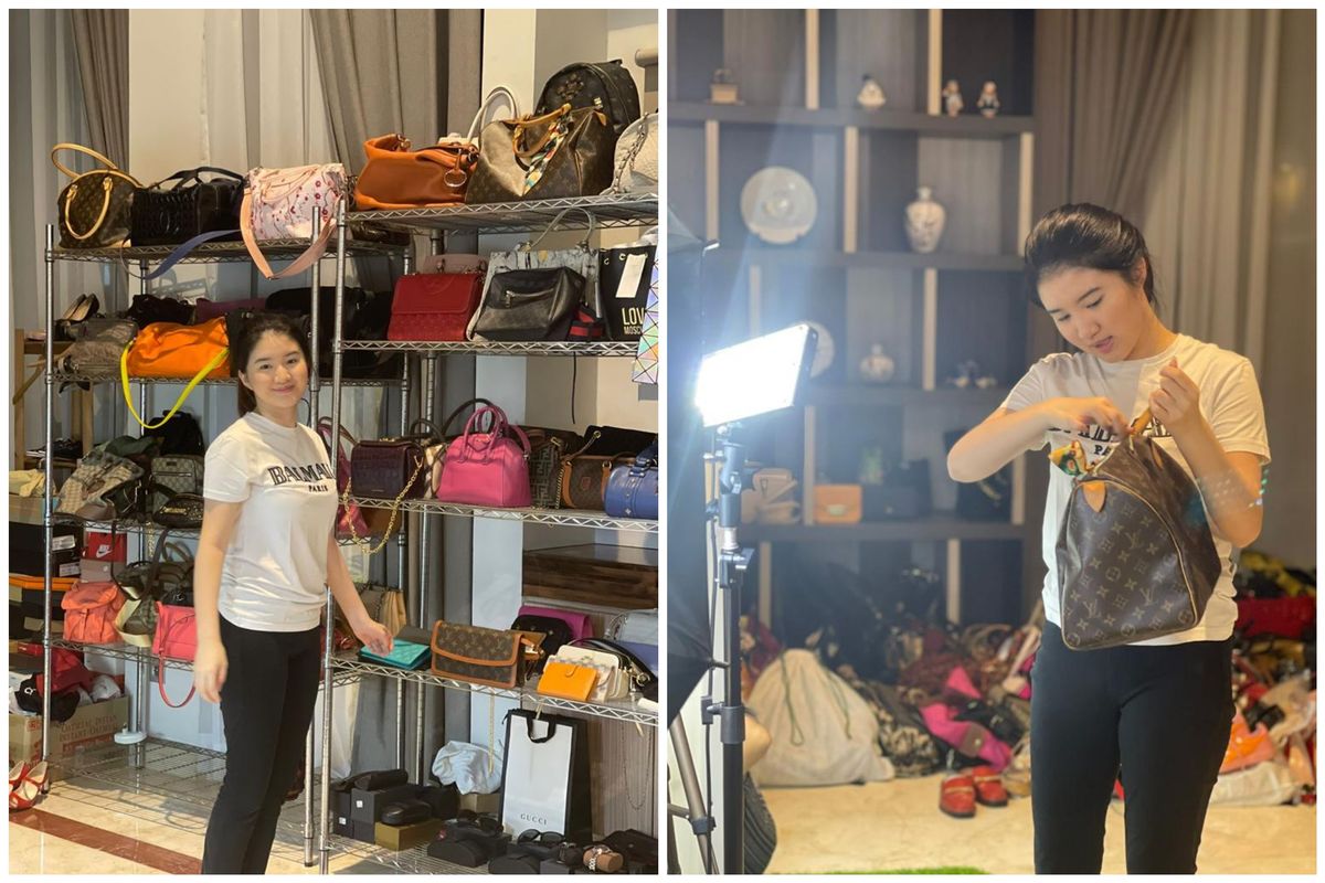 Masa pandemi Covid-19 dimanfaatkan Jennifer Lee, gadis berusia 16 tahun, untuk merintis bisnis berjualan tas branded preloved via Instagram