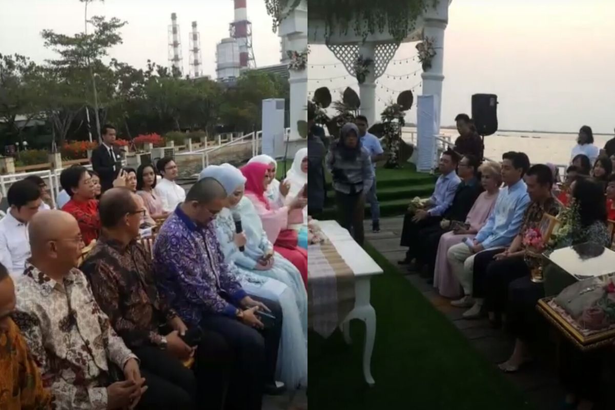 Acara lamaran Cut Meyriska dan Roger Danuarta yang digelar hari ini, Minggu (28/7/2019).