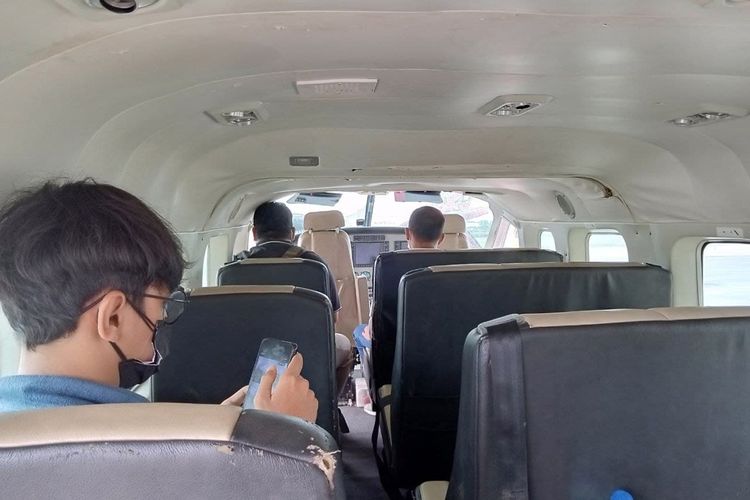 Interior Pesawat Cessna 208 Caravan Smart Cakrawala Aviation.