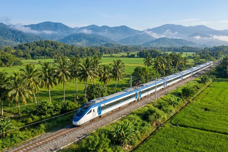 Ilustrasi pengoperasian The East Cost Rail Link (ECRL). 