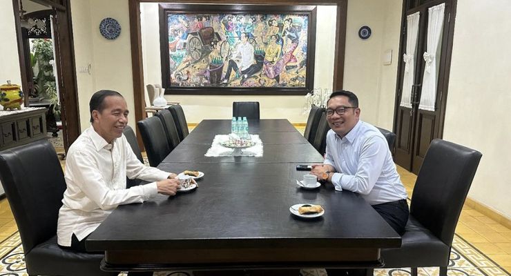 Ketemuan di Solo, Ridwan Kamil: Pak Jokowi Dukung, Beri Izin ProJo Deklarasi