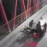 Viral Driver Ojol Berlari Dikejar 4 Begal Bersajam di Jembatan Deli Serdang 
