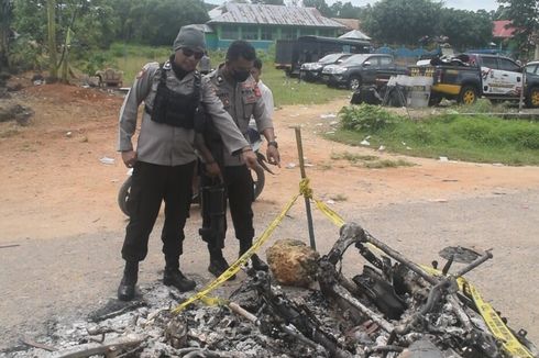 Pascakerusuhan dan Pembakaran Kendaraan di Buton, 8 Warga Diamankan