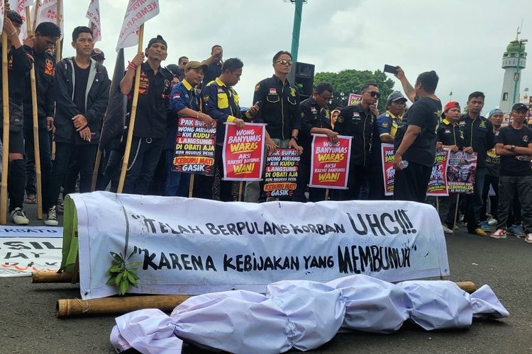 Massa di Banyumas Demo Lagi, Tuntut BPJS PBI Segera Diaktifkan