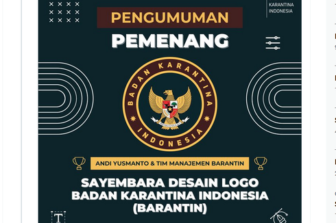 Sayembara Desain Logo Dimenangkan Pejabat Internal, Ini Penjelasan Badan Karantina Indonesia
