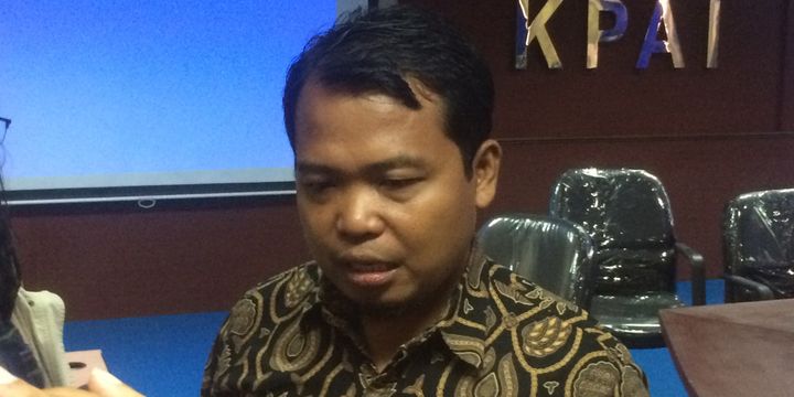 Ketua Komisi Perlindungan Anak (KPAI) Susanto di Kantor KPAI, Jakarta  Senin (28/5/2018).