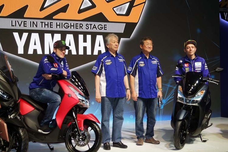 Yamaha Lexi 125 diluncurkan di Jakarta, Jumat (26/1/2018).