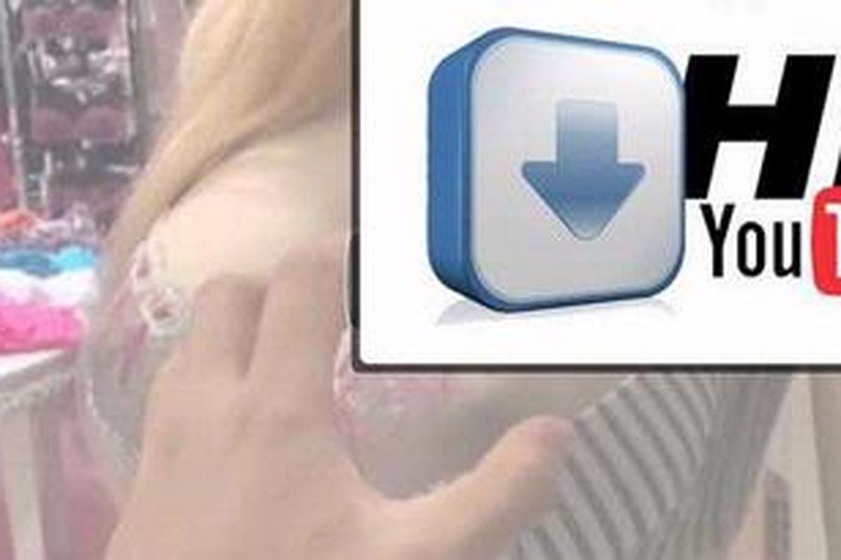 Screenshot halaman penyebaran malware Feel A Boob