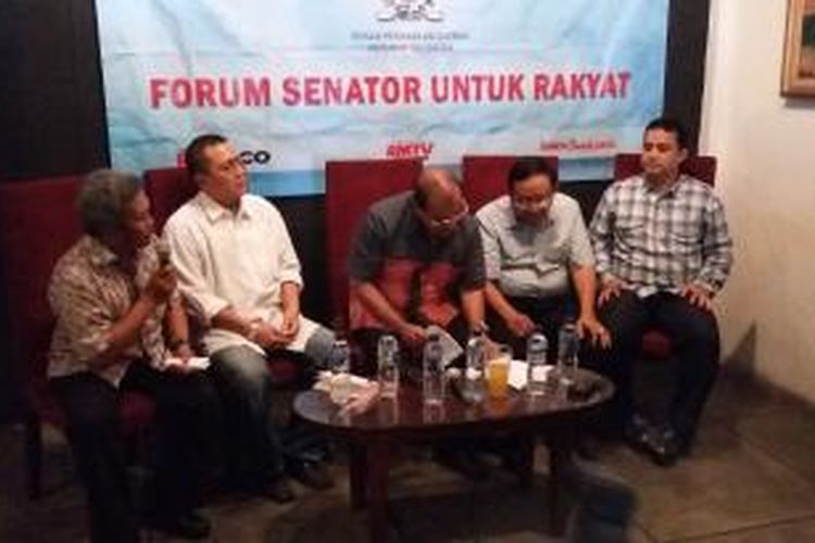 Forum Senator untuk Rakyat, di Cikini, Jakarta Pusat, Minggu (8/11/2015).