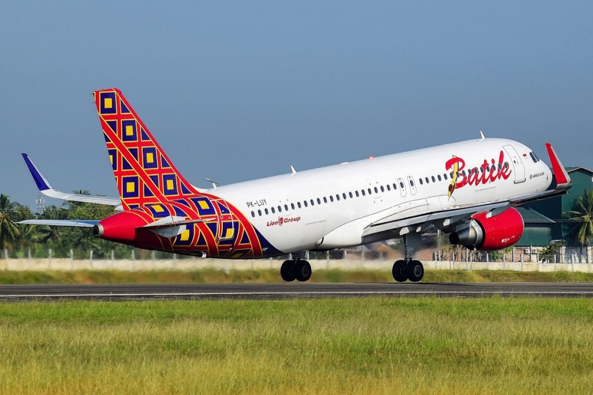 Maskapai Batik Air. 