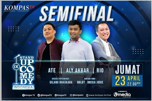 Semifinal Stand Up Comedy Indonesia IX Digelar Malam Ini, Ada Haji Bolot dan Brisia Jodie