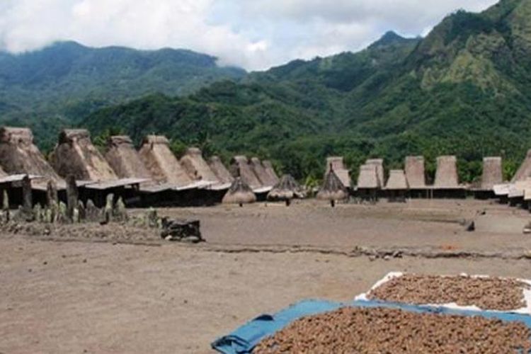 Desa Adat Gurusina di Kabupaten Ngada, Nusa Tenggara Timur.