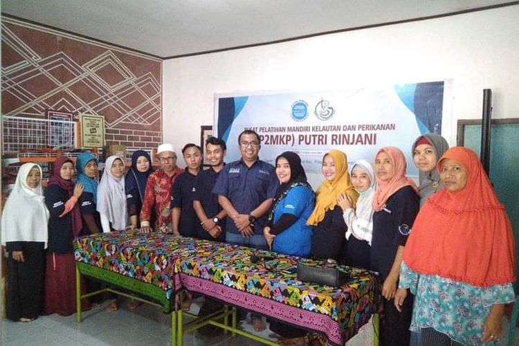 Lokasi pusat Pelatihan Mandiri Kelautan dan Perikanan (P2MKP) Putri Rinjani.