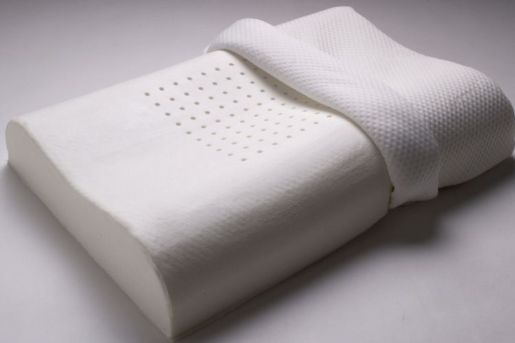 Ilustrasi bantal memory foam.