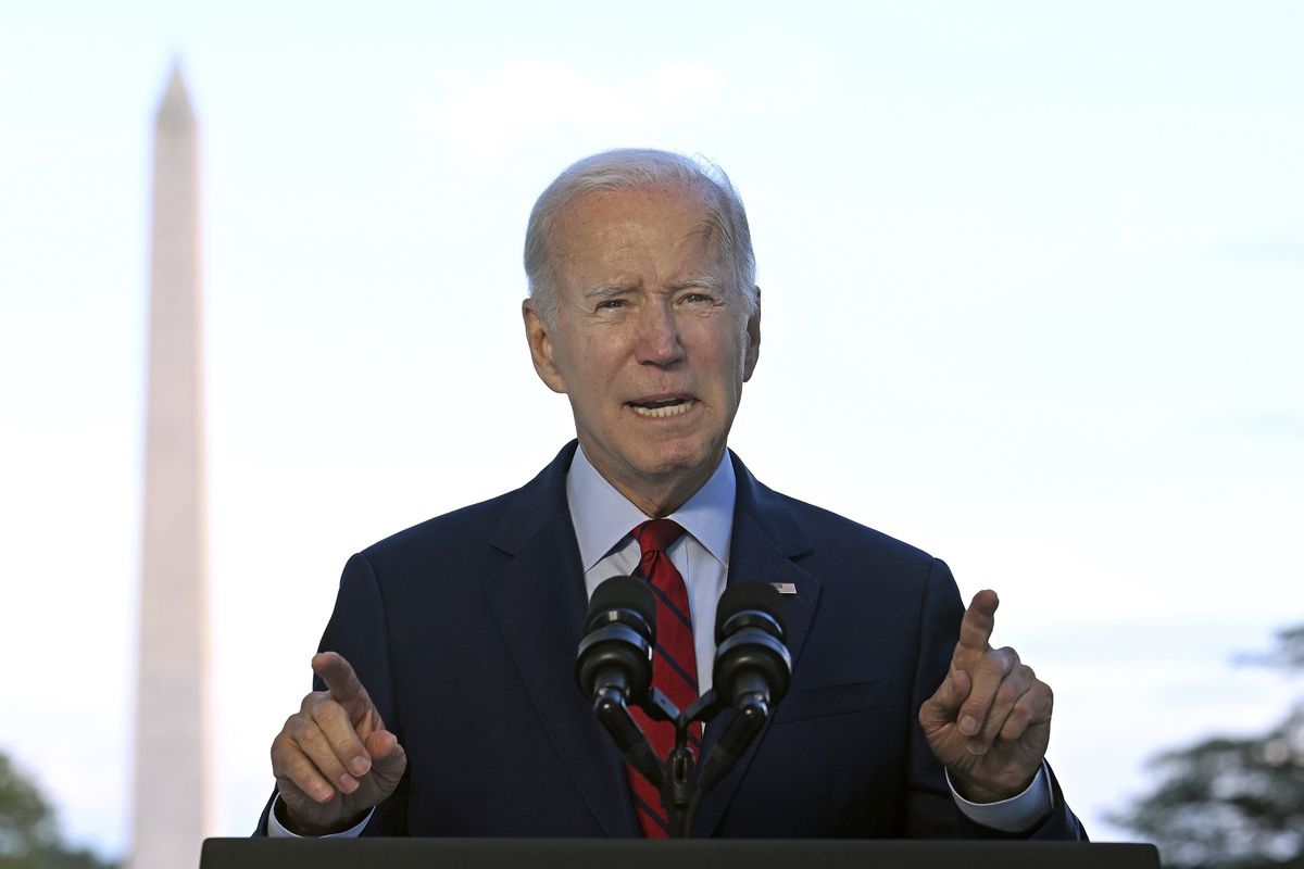 Foto Presiden AS Joe Biden. Biden pada Kamis (6/10/2022) mengatakan, bahwa risiko Armageddon nuklir kini berada pada tingkat tertinggi sejak Krisis Rudal Kuba 1962.