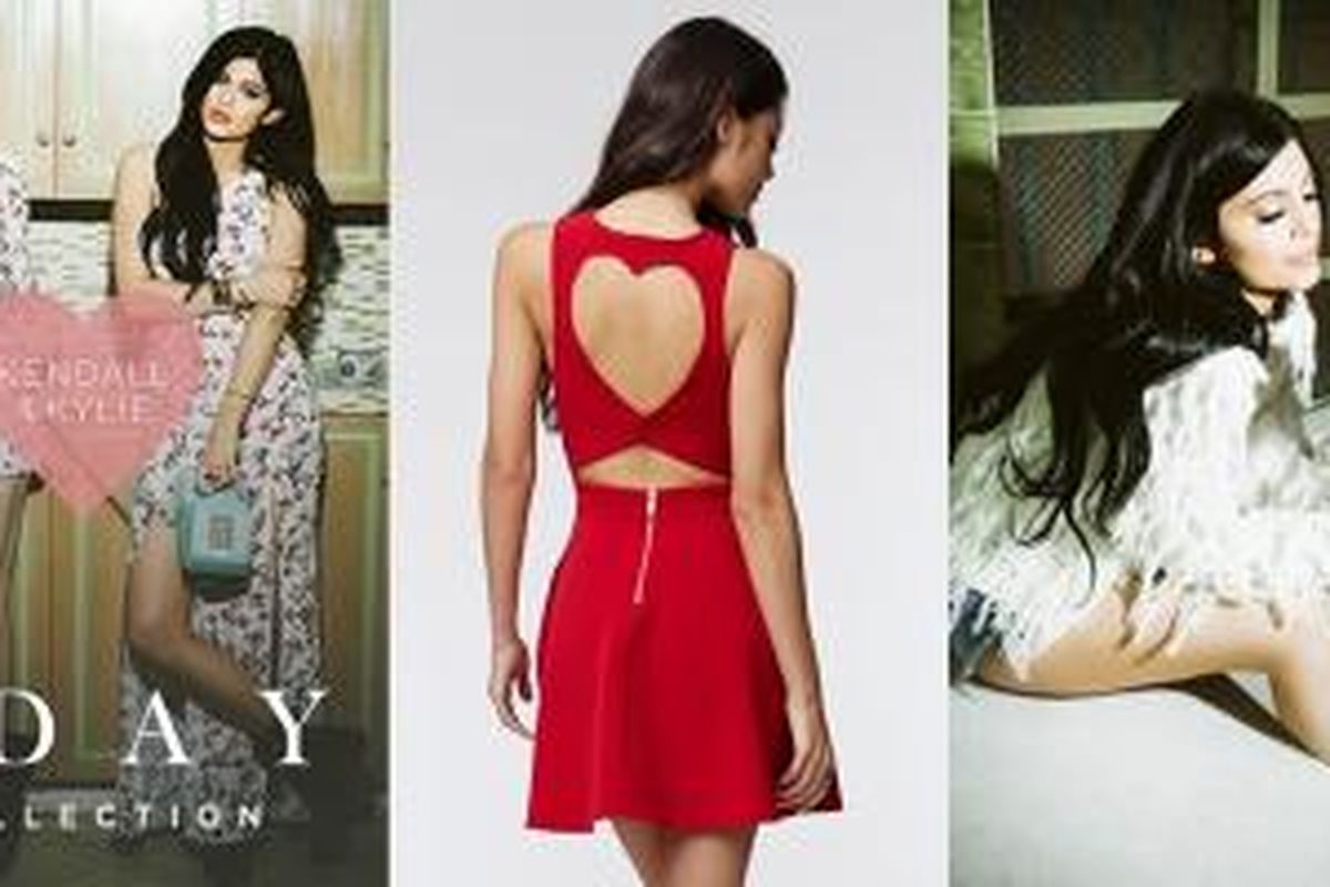 Koleksi siap pakai kreasi Kendall dan Kylie Jenner yang hadir dalam pilihan motif, warna dan potongan bergaya girly sekaligus feminin.