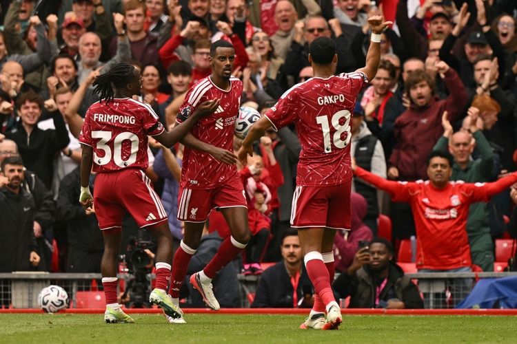 Hasil Liverpool Vs Nottingham Forest 2-2: Gol Isak-Munoz Selamatkan Muka The Reds di Anfield