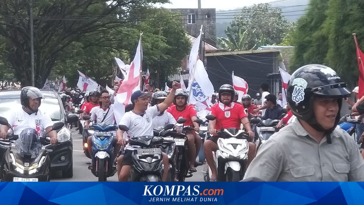 Inggris Taklukan Meksiko 3-2, Pendukung di Ambon Pesta di Jalan