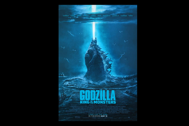 Poster film Godzila: King of the Monsters (2019).