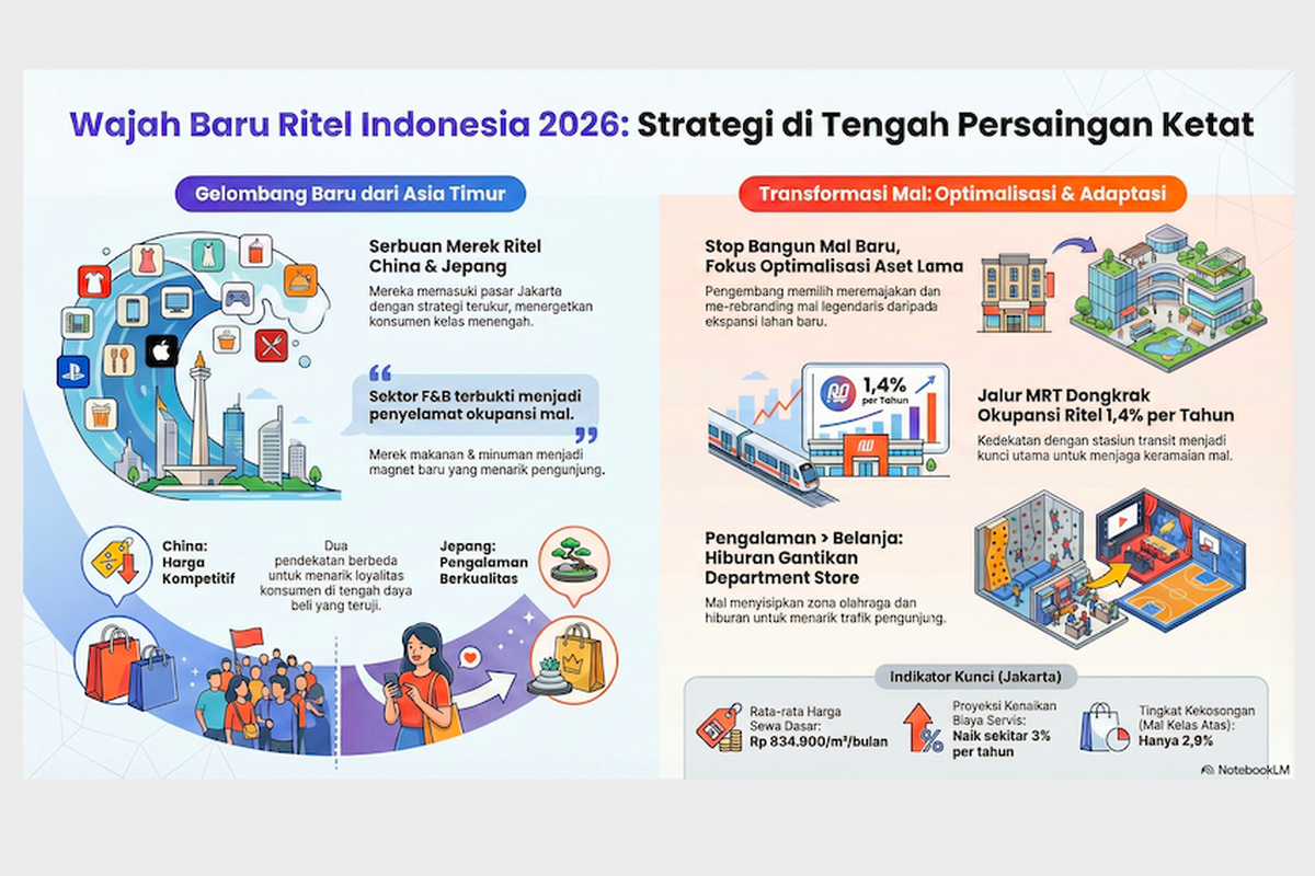 Merek China Dan Jepang Gempur Jakarta Begini Tren Mal Tahun 2026 