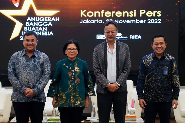 Konferensi Pers Anugerah Bangga Buatan Indonesia 2022, Jakarta, 13 Desember 2022.