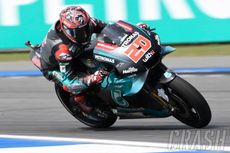 Kecelakaan di FP1 GP Australia, Quartararo Beruntung Kakinya Tak Patah