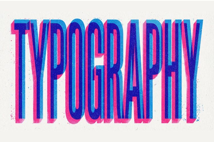 Ilustrasi font bikinan Nano Banana Pro