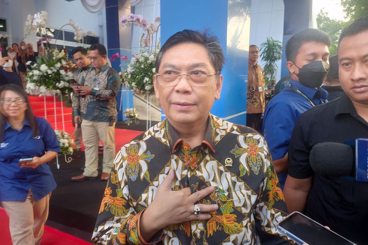 Wakil Sekretaris Jenderal PDI-P Utut Adianto ditemui di TVRI, Jakarta, Senin (12/6/2023).