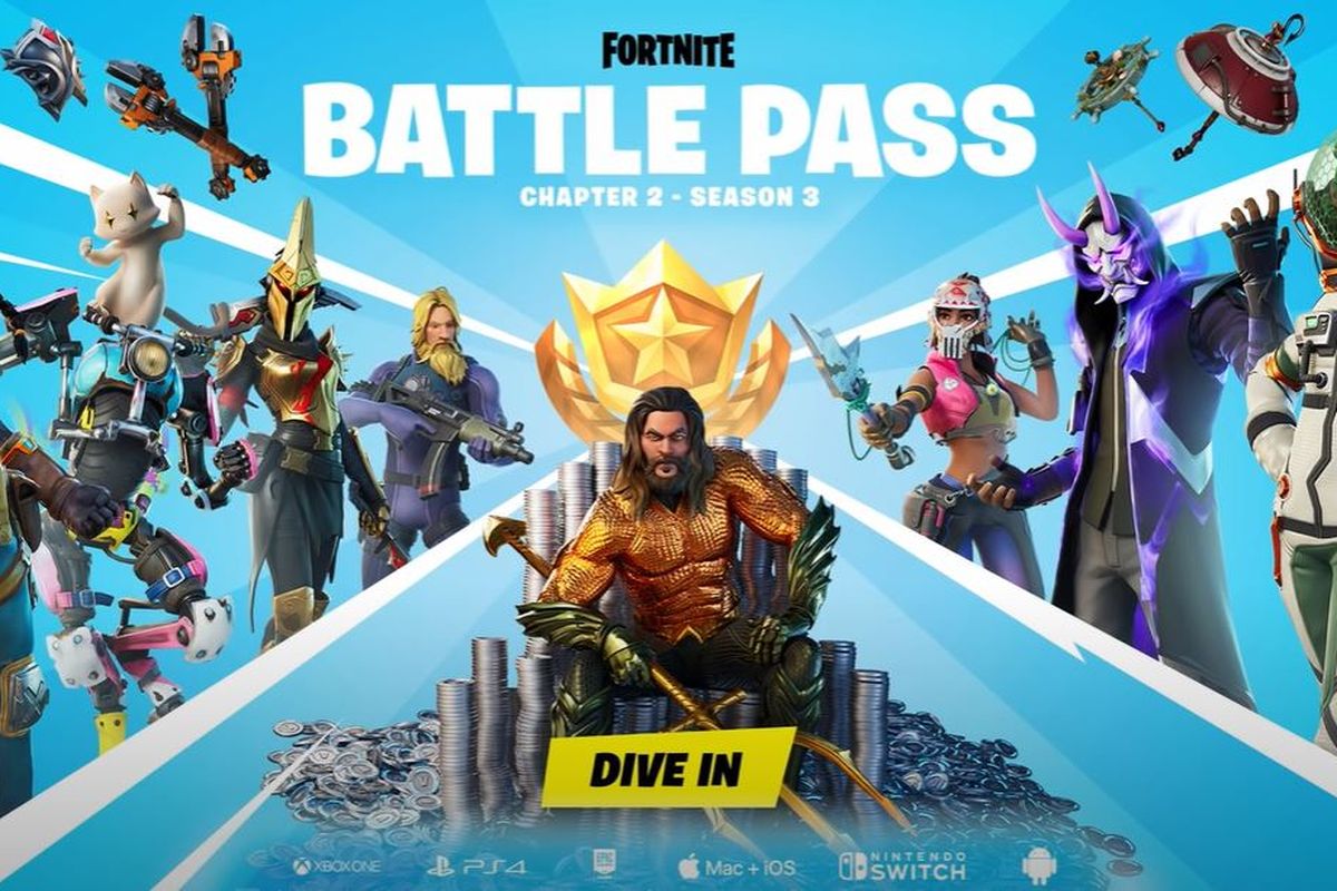 Poster Fortnite Battle Pass Chapter 2 - Season 3.