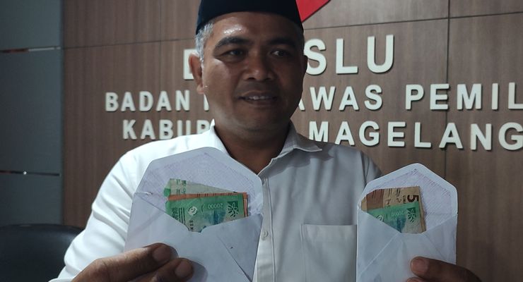 Bawaslu Magelang Catat 11 Laporan Politik Uang, Ada PTPS dan KPPS Bagi-bagi Amplop