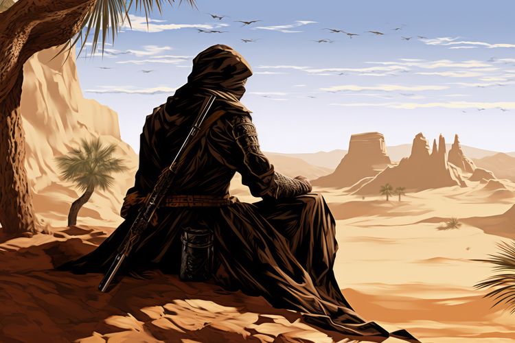 Ilustrasi tentara Islam