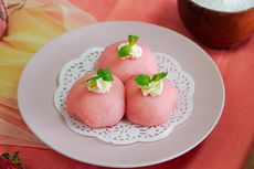 Resep Mochi Simple Isi Selai Strawberry, Campur Adonan dengan Santan