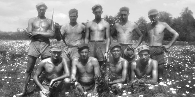 Foto pasukan Westerling yang diambil pada Januari tahun 1947.