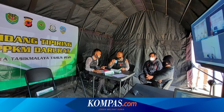Mengintip Ruang Sidang bagi Pelanggar PPKM Darurat, Sanksi Denda hingga Kurungan - Vimarsana News