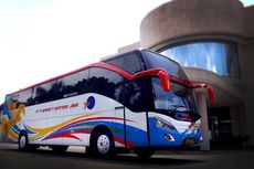 Bus Custom PO Transport Express Buatan Karoseri Morodadi Prima
