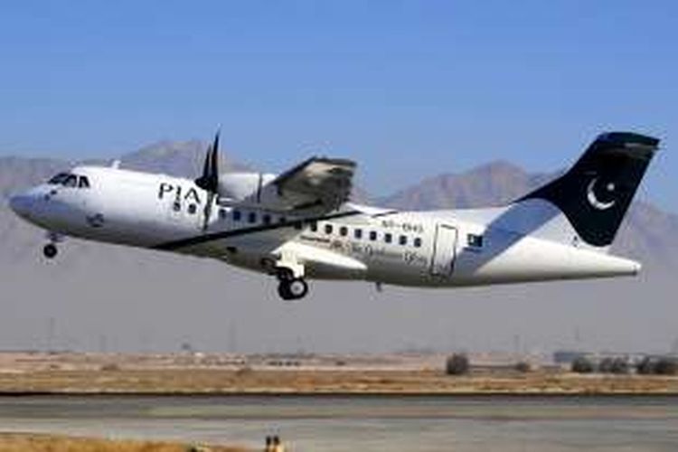 ATR 42 milik maskapai PIA Pakistan